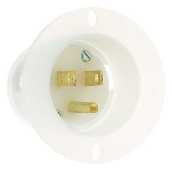 Picture of Receptacle Power Inlet , 120V for Frymaster Part# FM8071219