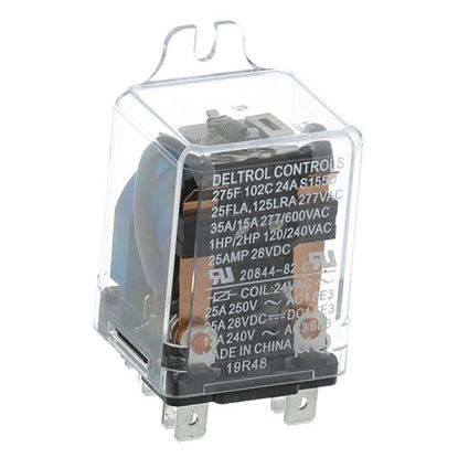 Picture of Relay 4P 20A 24V for Frymaster Part# FM8070670