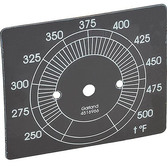 Picture of Dial Scale 250-500F  for Garland Part# 4516966