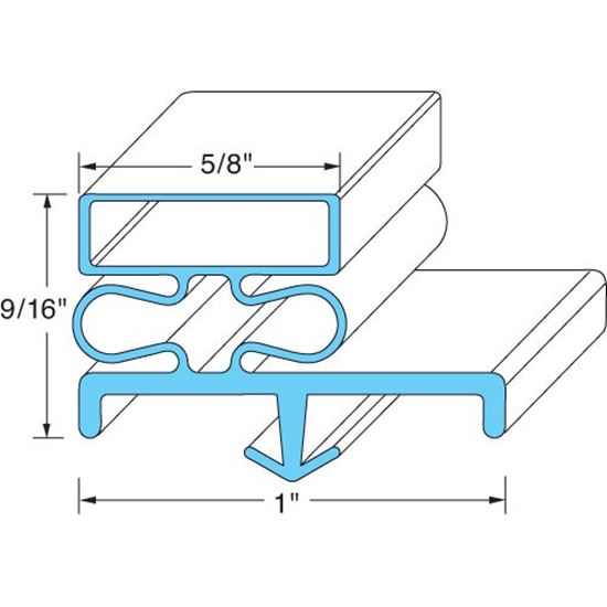 Picture of Door Gasket  for Glastender Part# GLA06004390